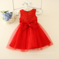 perles arc rouge taille haute qualité bébé fille robe de soirée enfants les plus récents concepteur robe de soirée en vente prix